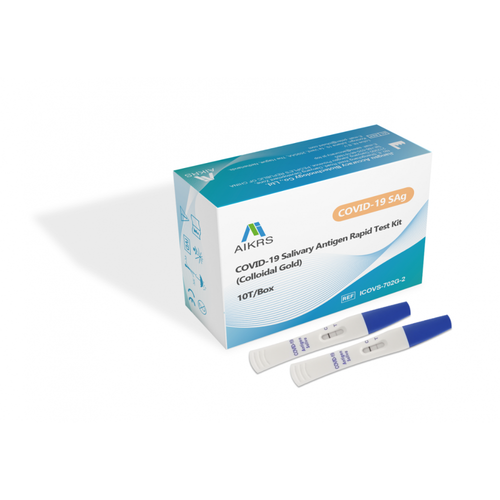 Salivary antigen rapid test kit (lollipop)